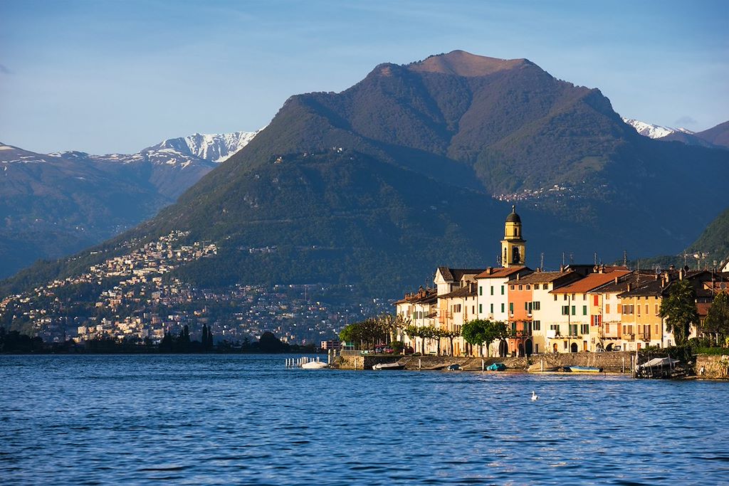 Image Tessin - Lac Lugano - Serpiano - Lac de Côme