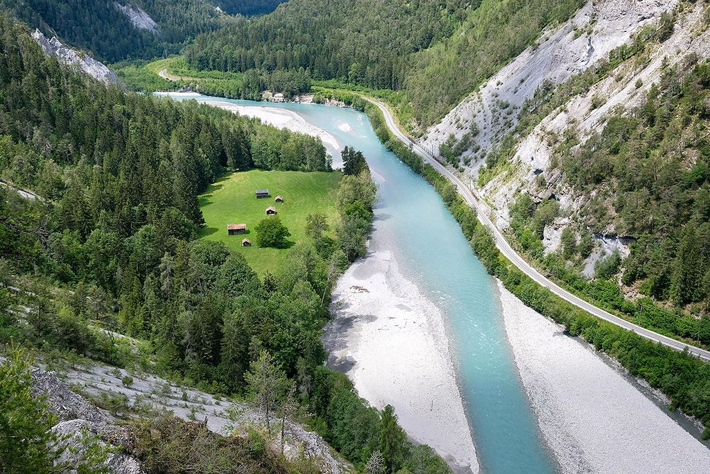 Image Alpes suisses en VTT - Glacier Express
