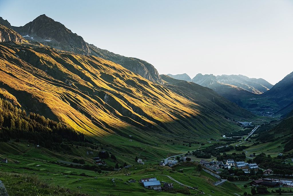 Image Alpes suisses en VTT - Glacier Express