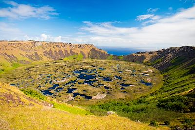 Volcan Rano Kau - Ile de Pâques - Chili
