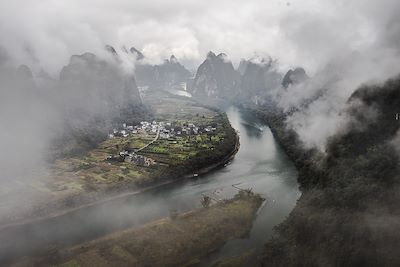 Paysage karstique de Yangshuo - Chine