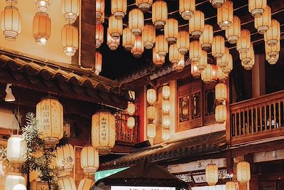 Lampions - Dali - Yunnan - Chine