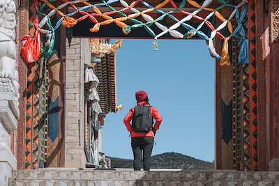 Temple SongZanLin à Shangri-La (Zhongdian), dans la province du Yunnan, en Chine