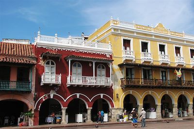 La Plaza de los coches à Cartagena - Colombie
