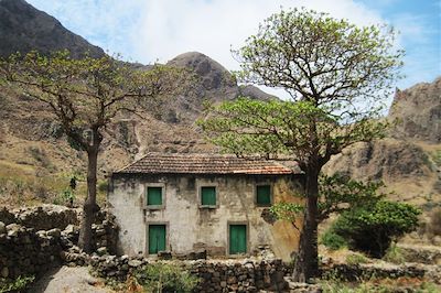 Maison typique sur l'île de Brava - Cap Vert