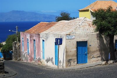 Dans les rue de Sao Filipe sur l'île de Fogo - Cap Vert