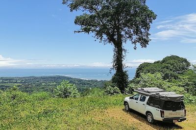 Panorama sur l'Océan Pacifique au Costa Rica 