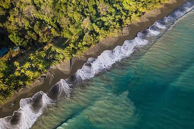 © Christophe Migeon - Plage - Parc national du Corcovado - Costa Rica Plage - Parc national du Corcovado - Costa Rica