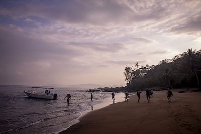 Plage du parc national du Corcovado - Costa Rica