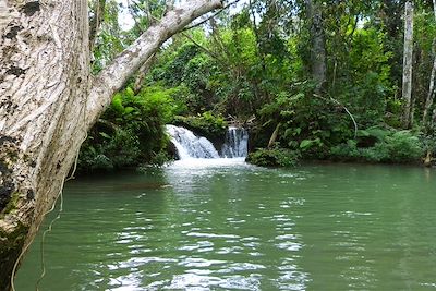 © Jean Tardif - Cascade sur le sentier du Sitio del Infierno - Cuba Cascade sur le sentier du Sitio del Infierno - Cuba