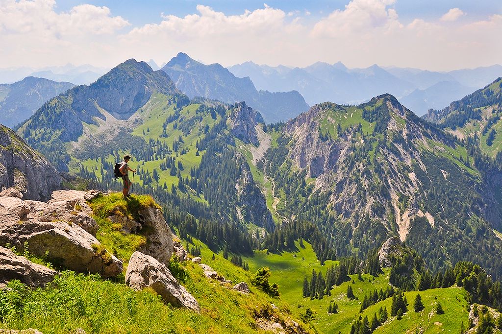 Image Randonnée massif du Wetterstein - Randonnée dans le massif du Karwendel - Chateaux de Louis II de Ba