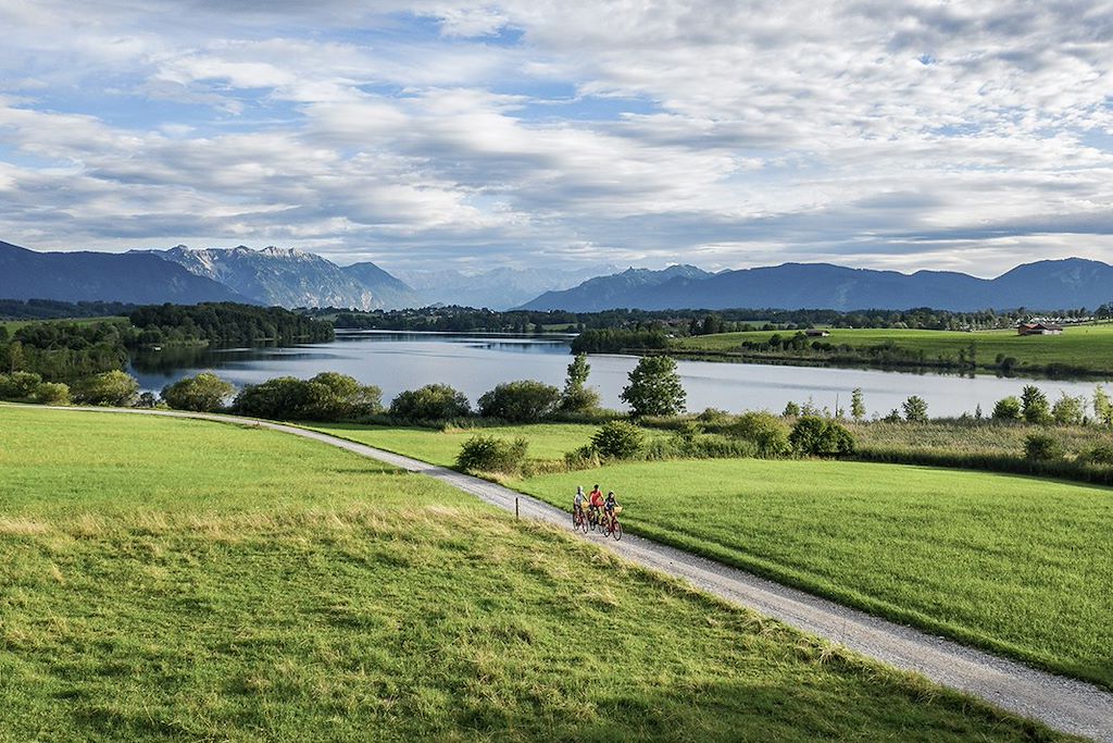 Image Lacs bavarois à vélo - Bavière en vélo - Isar à vélo