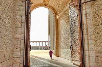 L'entrée principale de la grande mosquée d'Alger (Djamaâ El Djazaïr) - Algérie
