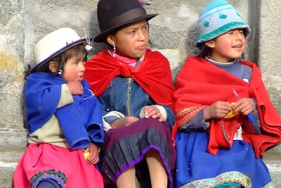 Groupe d'enfants - Equateur