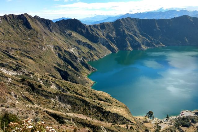 Randonnée sur les crêtes du lac de Quilotoa - Équateur
