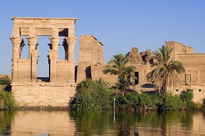 © Bertrand Rieger/hemis.fr/OT Egypte - Temple de Philae - Assouan - Vallée du Nil - Egypte Temple de Philae - Assouan - Vallée du Nil - Egypte