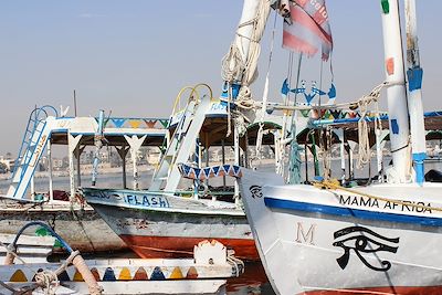 Bateaux à Louxor - Egypte