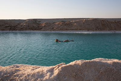 © Ascent/PKS Media Inc / Getty Images - Lac salé - Siwa - Egypte Lac salé - Siwa - Egypte