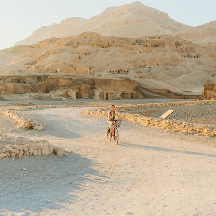 Vélo et Dahabieh : Pyramides, Oasis et Nil