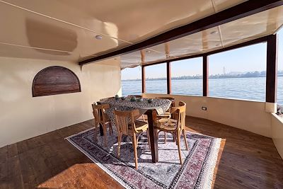 Salle à manger - Felouque - Nil - Egypte