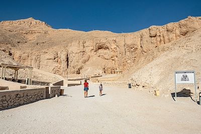 Visite de la vallée des rois en famille - Egypte