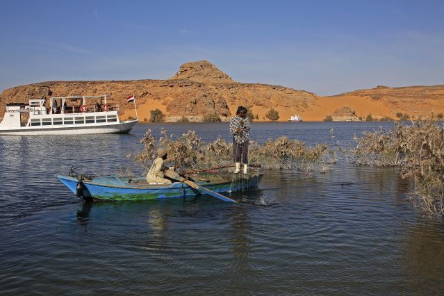 Image Navigation de charme sur le lac Nasser