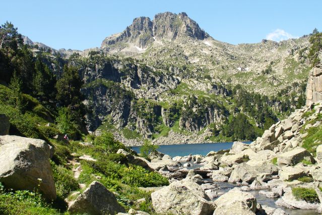 Le Lac de Gerber dans les Pyrénées - Espagne