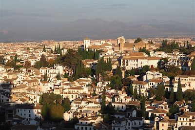 Grenade depuis l'Alhambra - Andalousie - Espagne