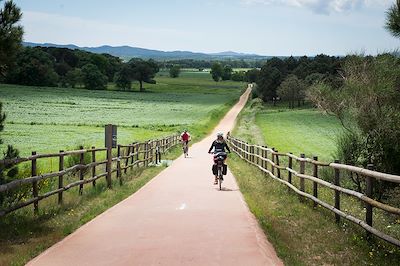 La Catalogne en famille, à vélo sur voie verte