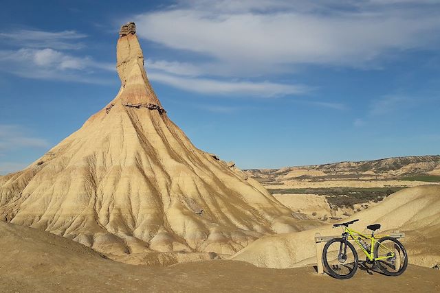 Voyage Bardenas, Aragon et côte basque en VTT électrique