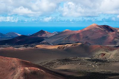 Volcans dans le Parc national de Timanfaya - Lanzarote - Canaries