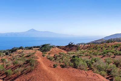 Vue sur Tenerife - La Gomera - Canaries - Espagne