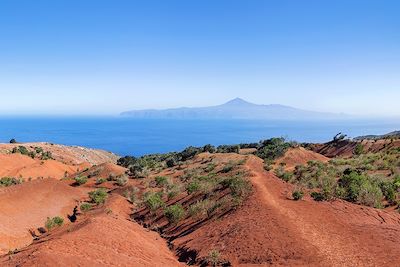 Vue sur Tenerife - La Gomera - Canaries - Espagne