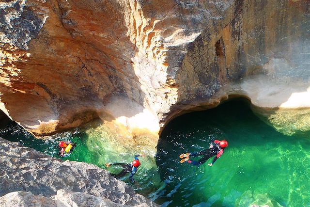 Voyage Aventures canyon en Sierra de Guara