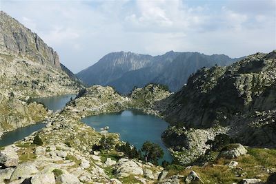 Le Lac d'Amitges dans les Pyrénées - Espagnee