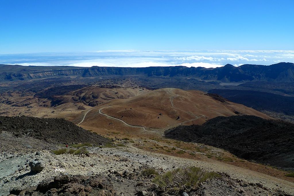 Image ascension Pico Viejo, trekking parc national du teide