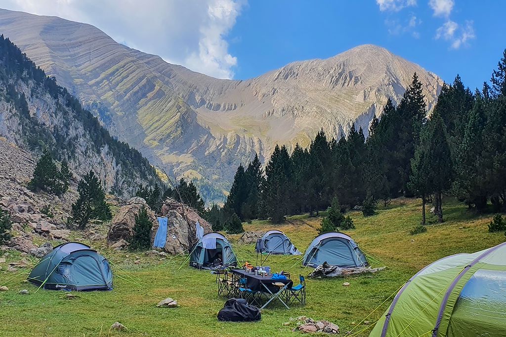 Image Bivouac en Aragon - Canyoning Barbaruens - Randonnée avec des ânes Pyrénées