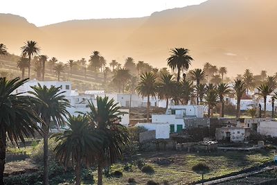 La ville de  Haria, Lanzarote