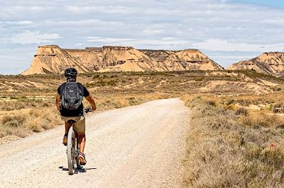 Vélo - Bardenas Reales - Navarre - Espagne