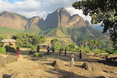 Hameau d'Hawaza - Simien - Ethiopie