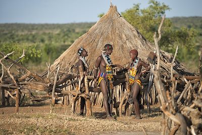 Village Hamer - Vallée de l'Omo - Ethiopie