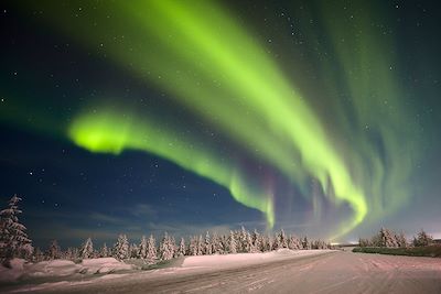 Aurores boréales en Laponie - Finlande