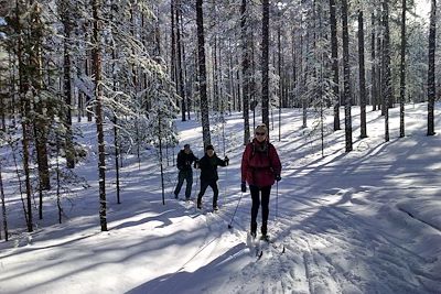 Randonnée près de Hossa, à la frontière russe - Région de Kainuu - Finlande