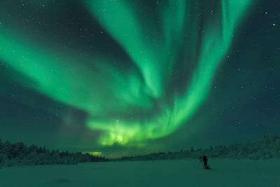 Voyage Aventures same au lac Inari 1