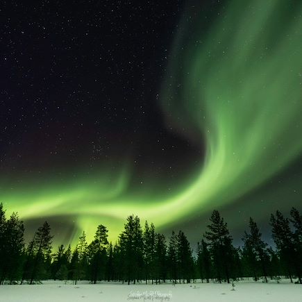 Aurores boréales Finlande Laponie finlandaise