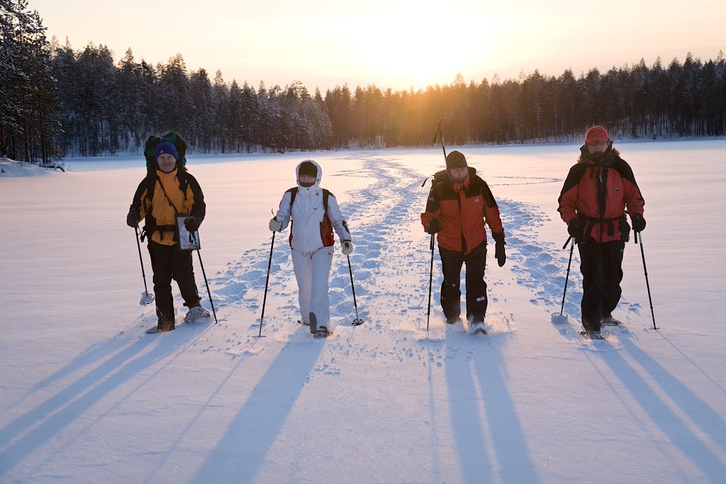 Image Voyage Finlande - Randonnée raquettes - Hossa