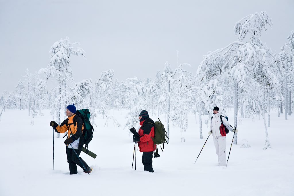 Image Voyage Finlande - Randonnée raquettes - Hossa