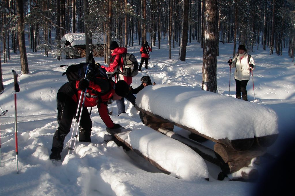 Image Voyage Finlande - Randonnée raquettes - Hossa