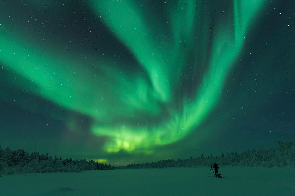 Image Voyage en Laponie - Lac Inari - Voyage Aurore Boréale