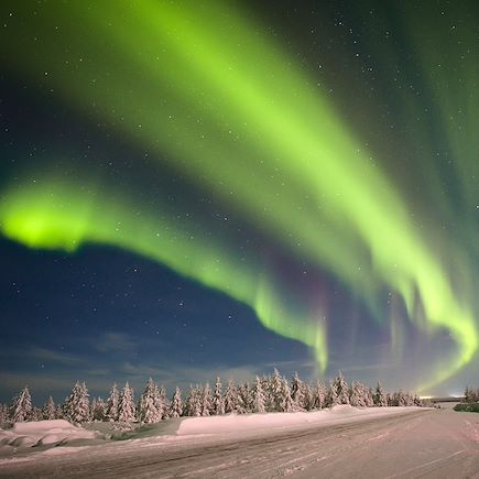 Aurores boréales Finlande Laponie finlandaise